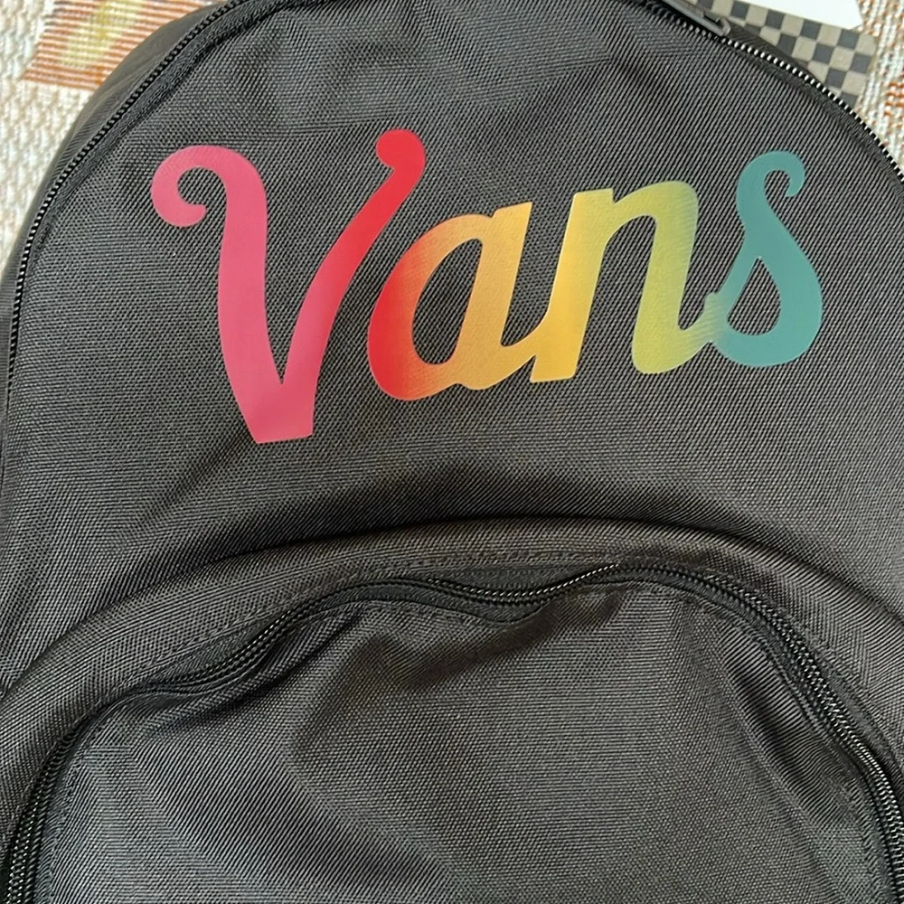 VANS Ranged 2 Backpack Black Women Casual School Student Bag VN0A7UFNJNH NWT